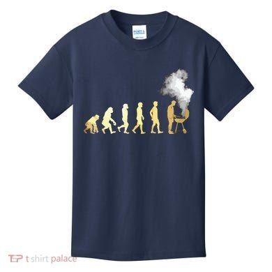 Evolution Of Grill Master Grilling Gifts I Do BBQ Kids T-Shirt