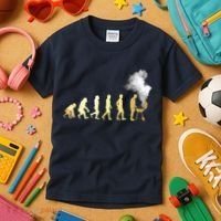 Evolution Of Grill Master Grilling Gifts I Do BBQ Kids T-Shirt thumb 3