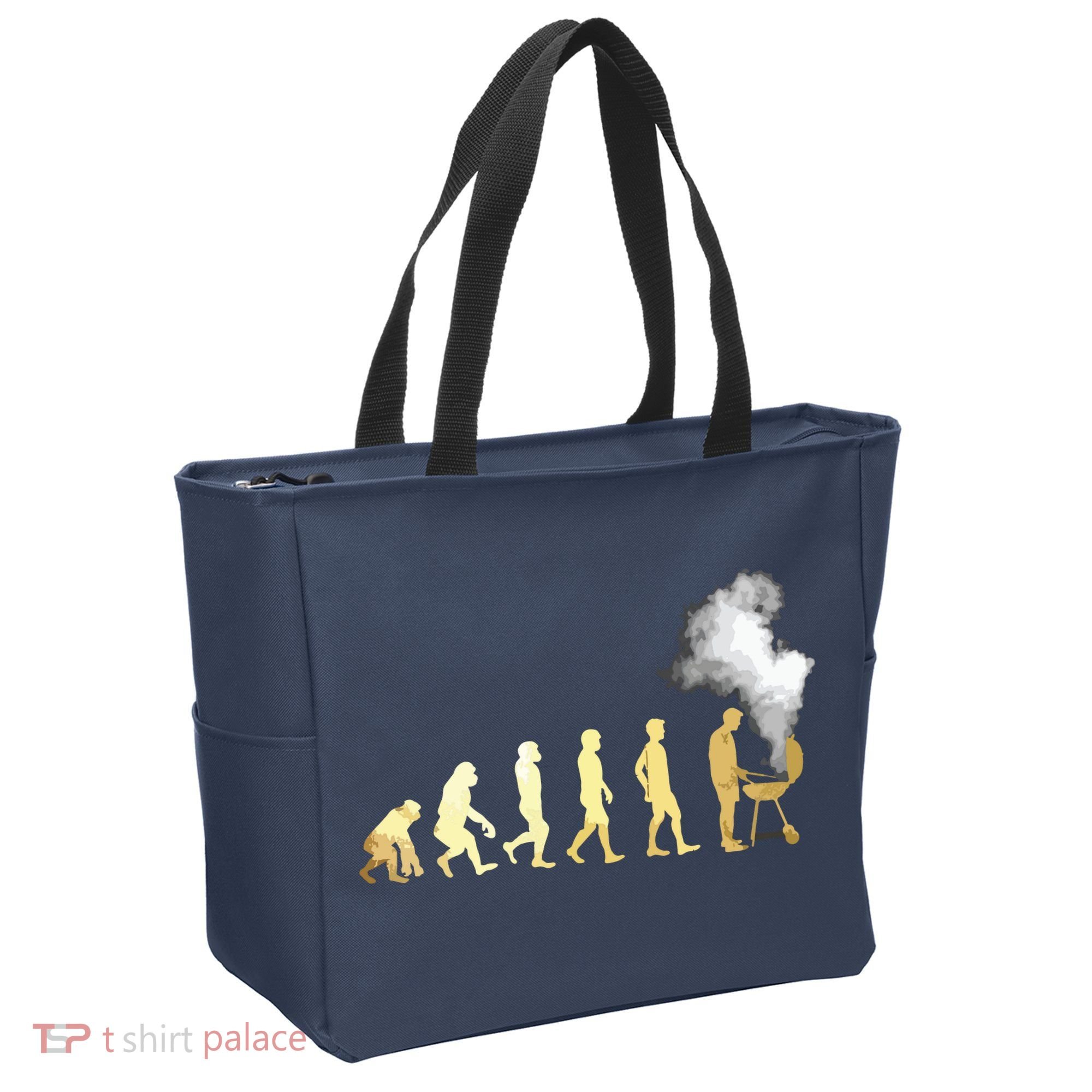 Evolution Of Grill Master Grilling Gifts I Do BBQ Tote Bag