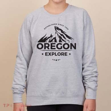 Explore Oregon Graphic Mountain Women's Sweatshirt