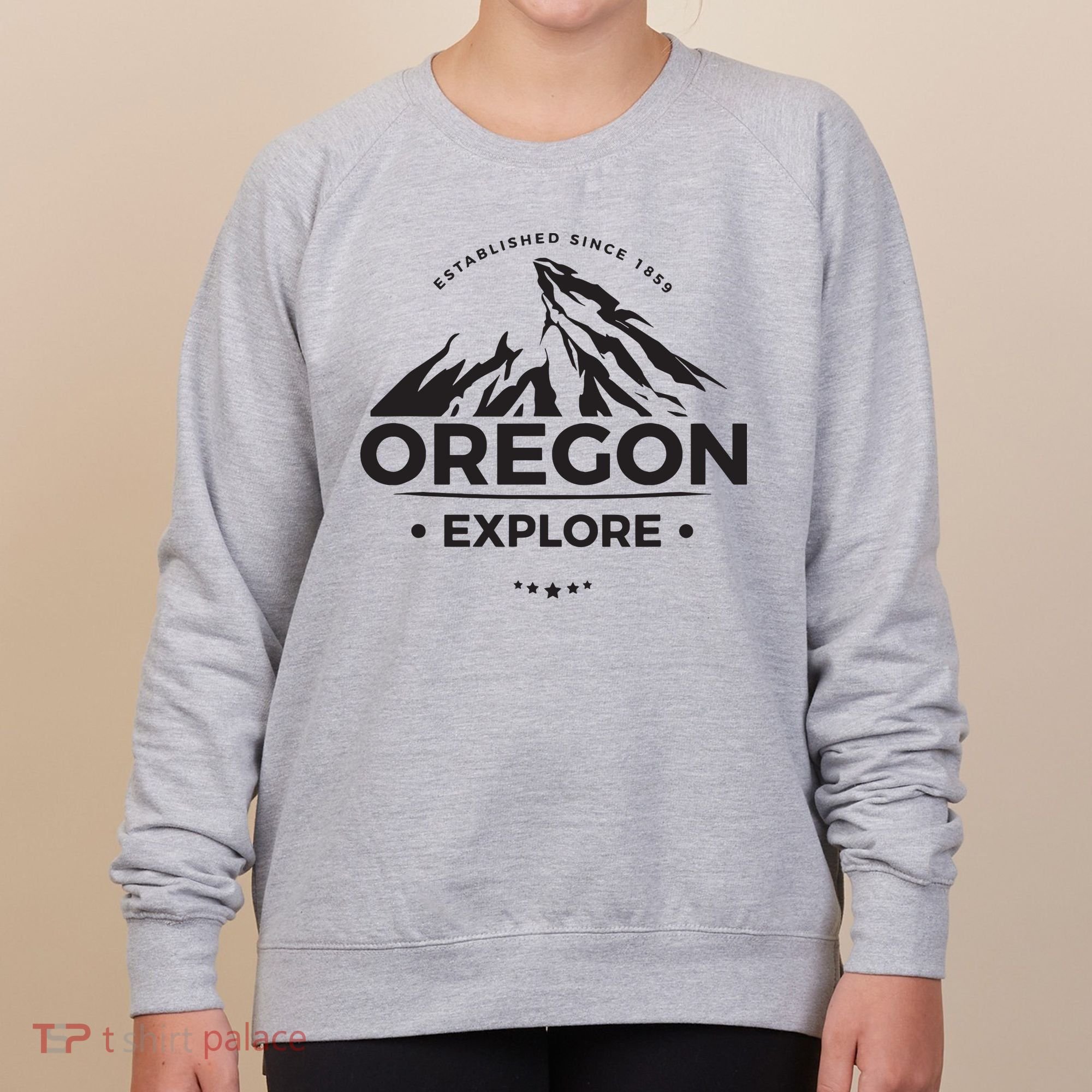 Explore Oregon Graphic Mountain Women's Sweatshirt