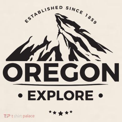 Explore Oregon Graphic Mountain Garment-Dyed Women's Muscle Tee
