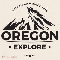Explore Oregon Graphic Mountain Garment-Dyed Women's Muscle Tee thumb 6
