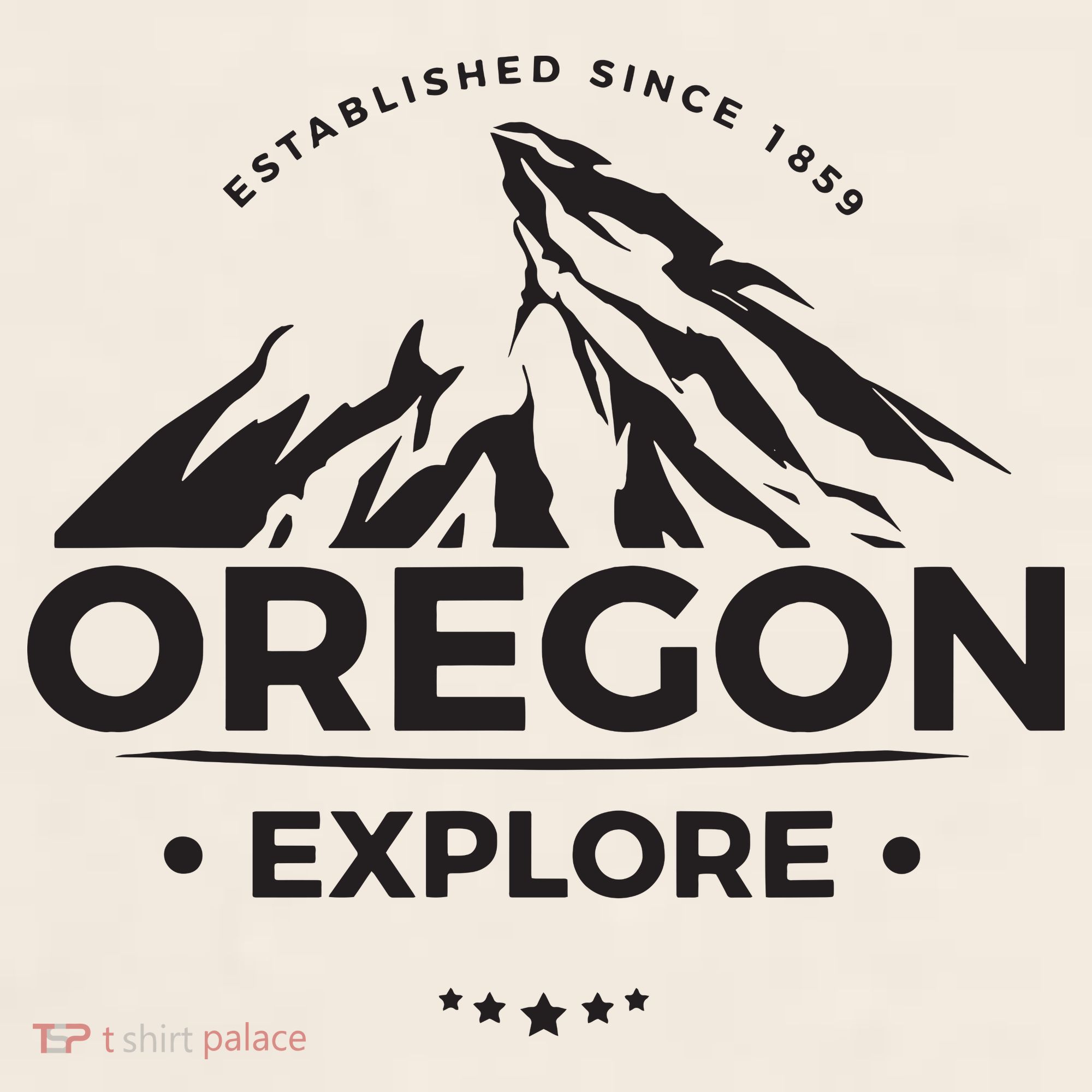 Explore Oregon Graphic Mountain Garment-Dyed Women's Muscle Tee