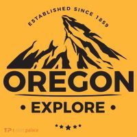 Explore Oregon Graphic Mountain Sustainable Knit Beanie thumb 2