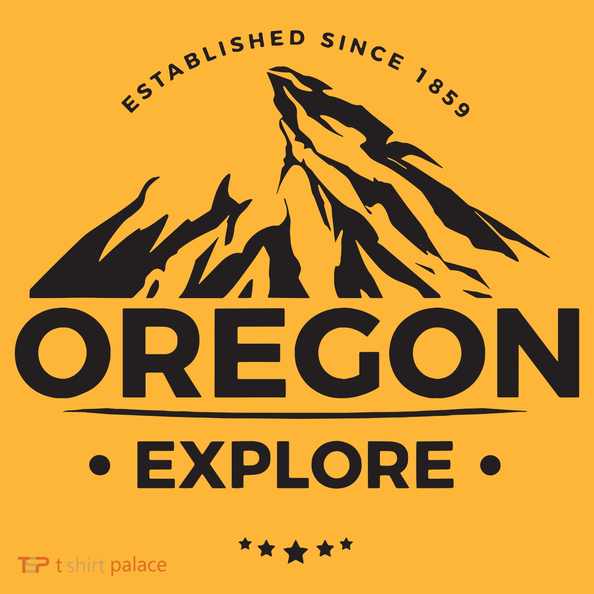 Explore Oregon Graphic Mountain Sustainable Knit Beanie