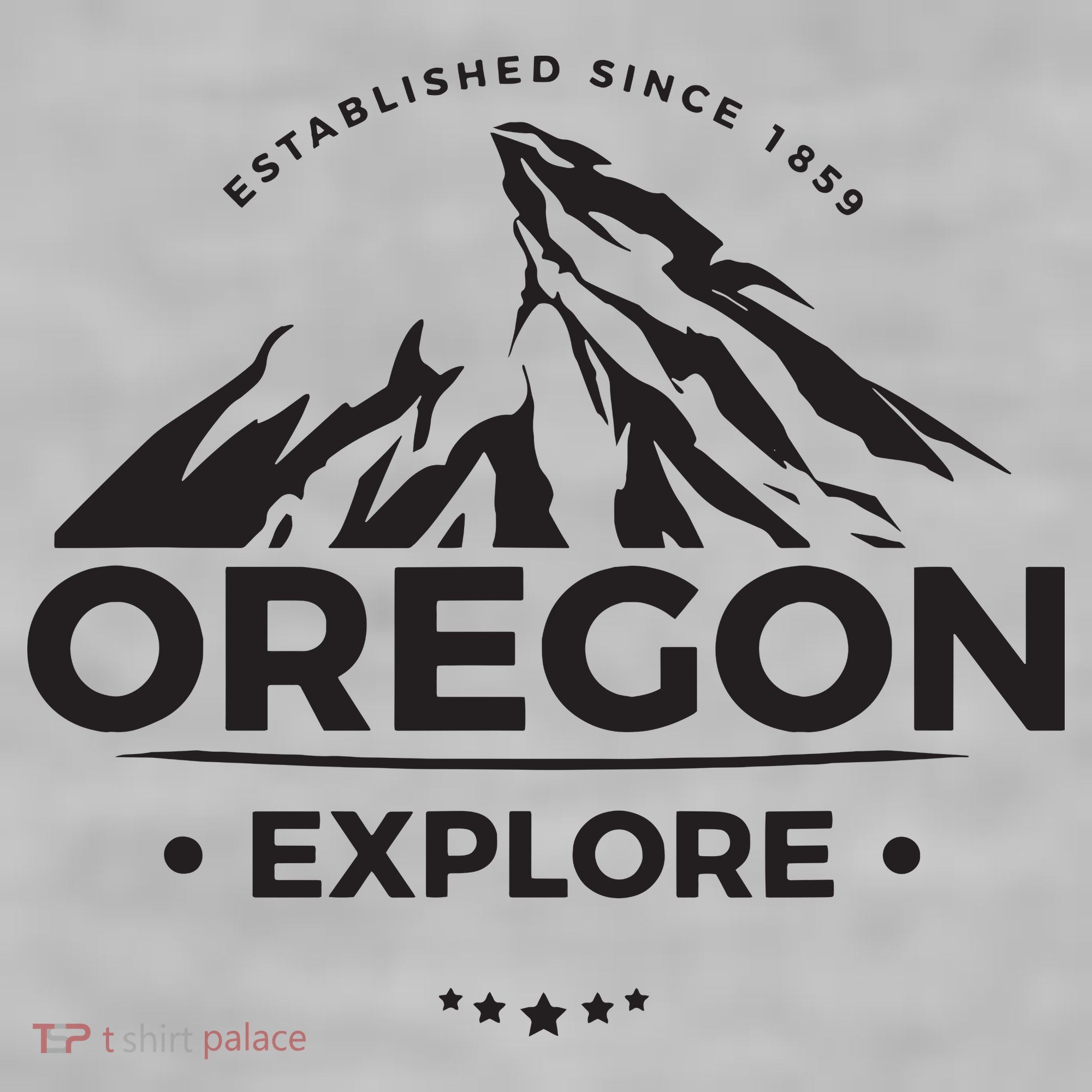 Explore Oregon Graphic Mountain Ladies PosiCharge Tri-Blend Wicking Tank