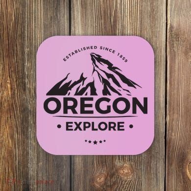 Explore Oregon Graphic Mountain Coaster