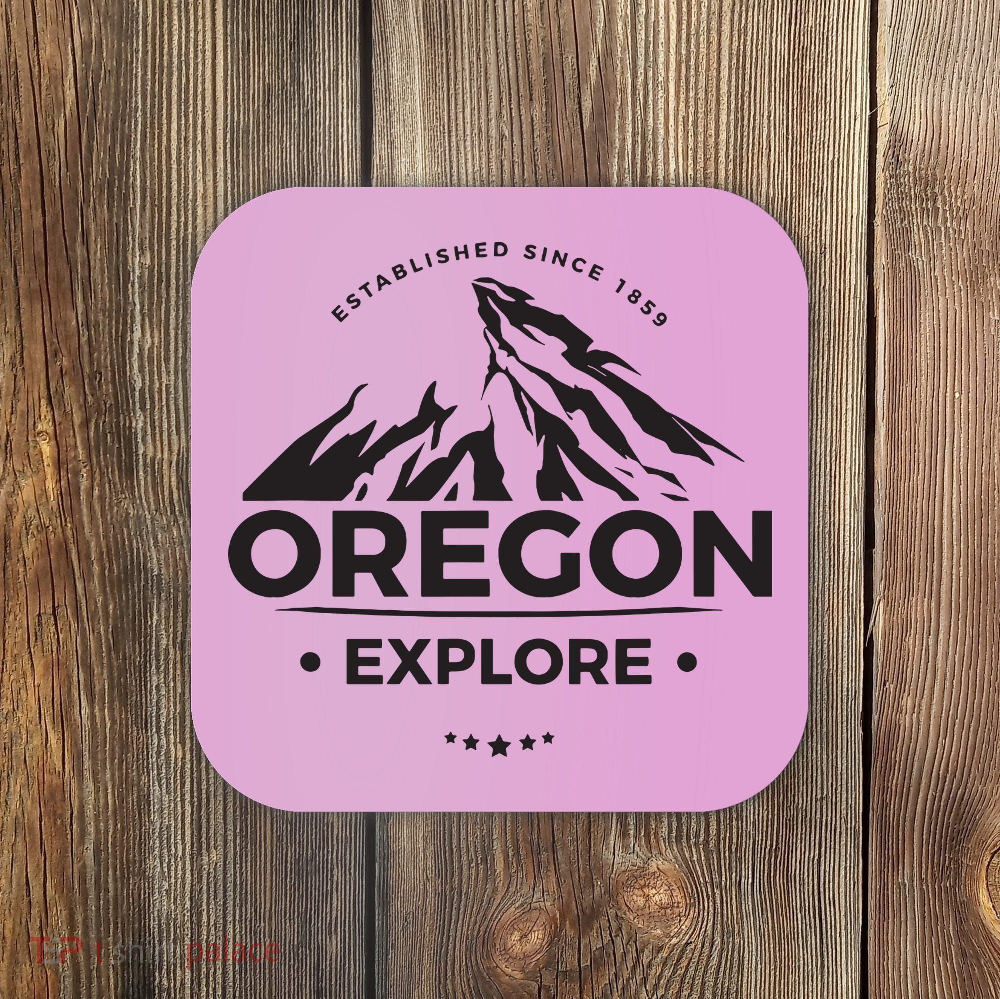 Explore Oregon Graphic Mountain Coaster