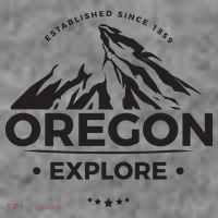 Explore Oregon Graphic Mountain Toddler Hoodie thumb 2