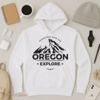Explore Oregon Graphic Mountain Hoodie thumb 3