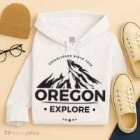 Explore Oregon Graphic Mountain Hoodie thumb 4