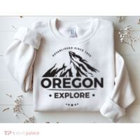 Explore Oregon Graphic Mountain Sweatshirt thumb 2