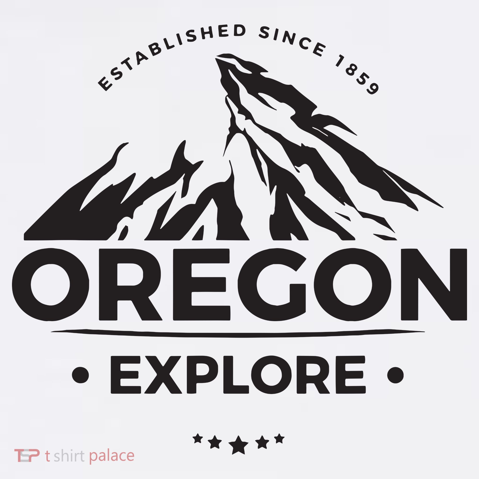 Explore Oregon Graphic Mountain Bucket Hat