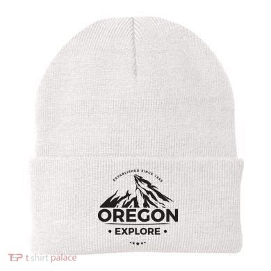 Explore Oregon Graphic Mountain Beanie
