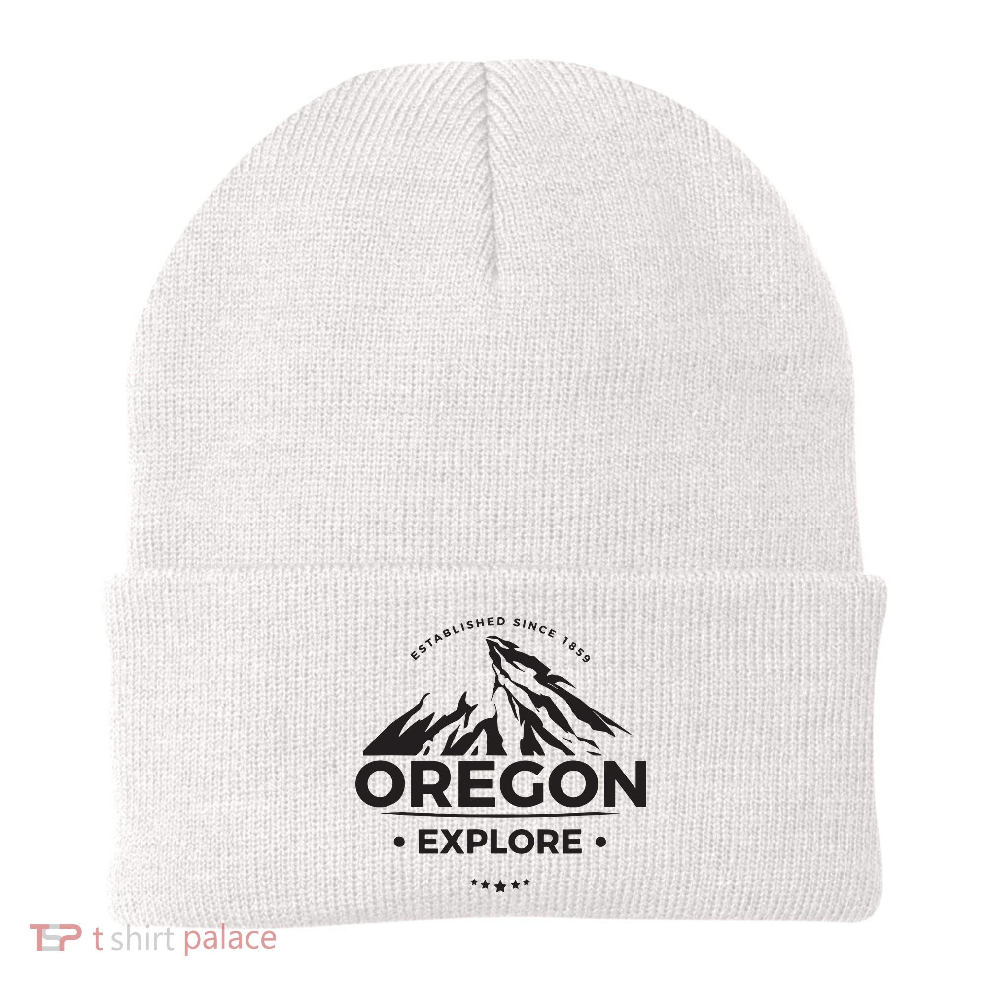 Explore Oregon Graphic Mountain Beanie
