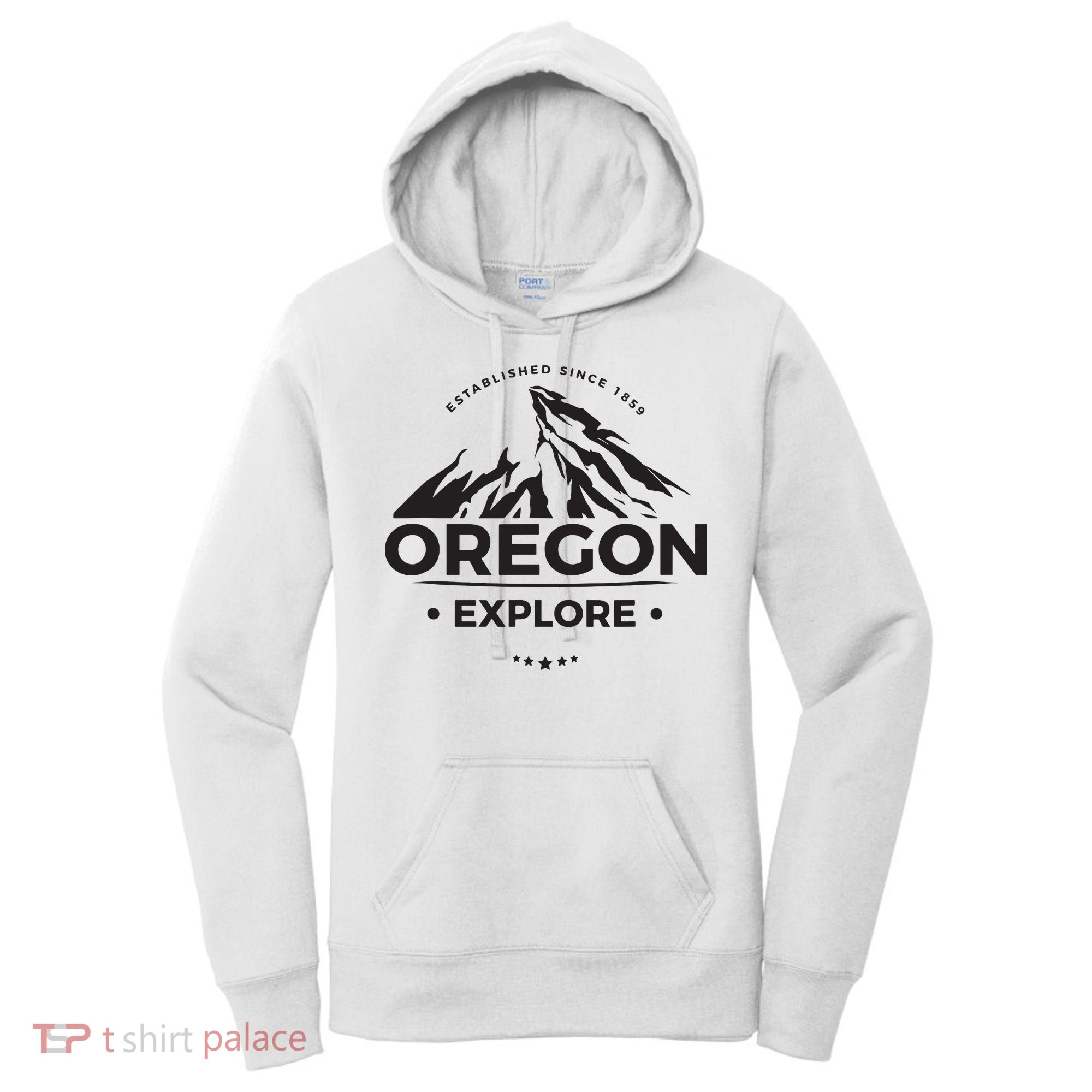 Explore Oregon Graphic Mountain Women's Hoodie