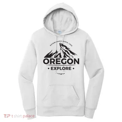 Explore Oregon Graphic Mountain Women's Hoodie