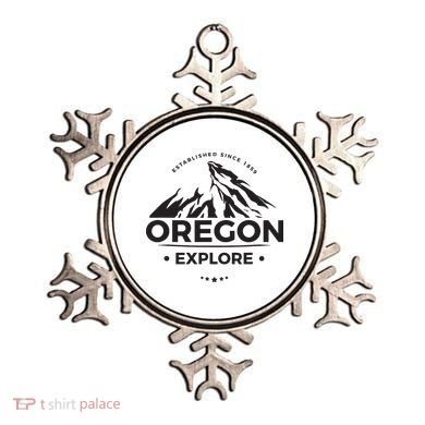 Explore Oregon Graphic Mountain Ornament
