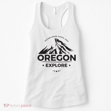 Explore Oregon Graphic Mountain Women's Tank Top