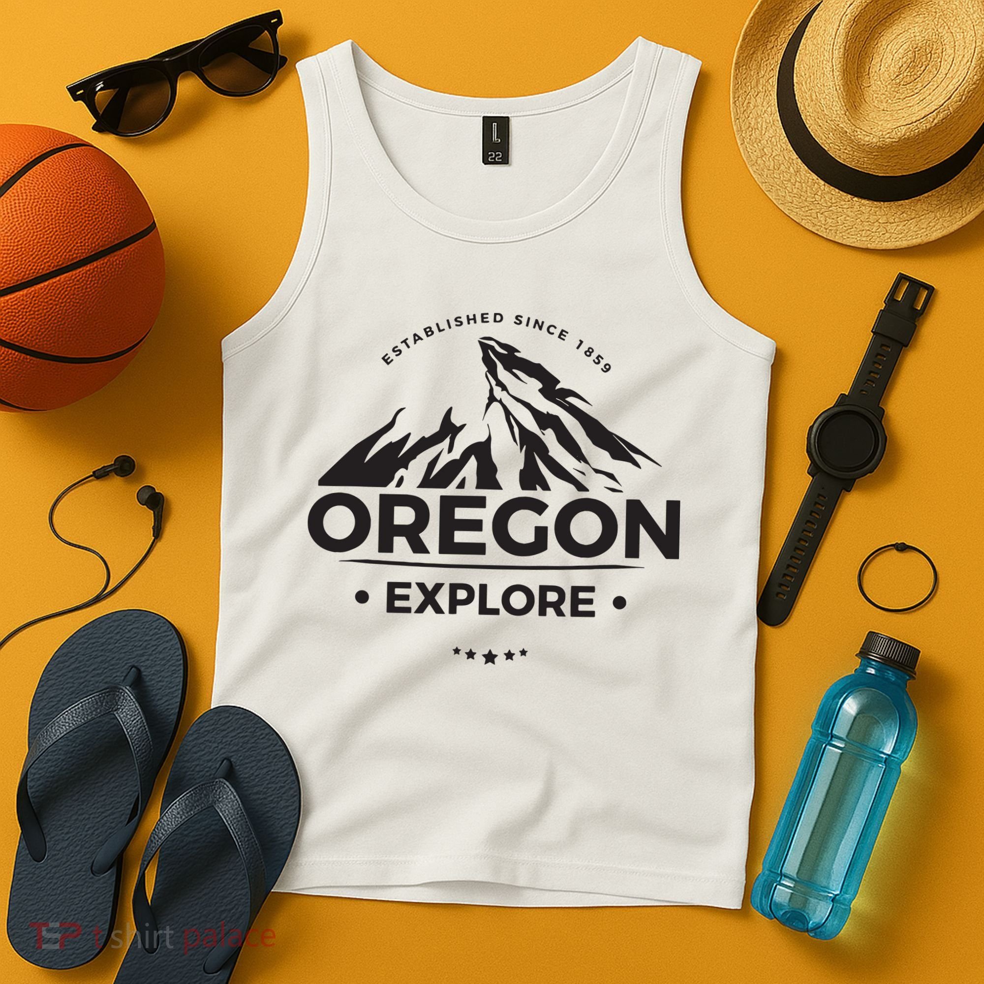 Explore Oregon Graphic Mountain Tank Top