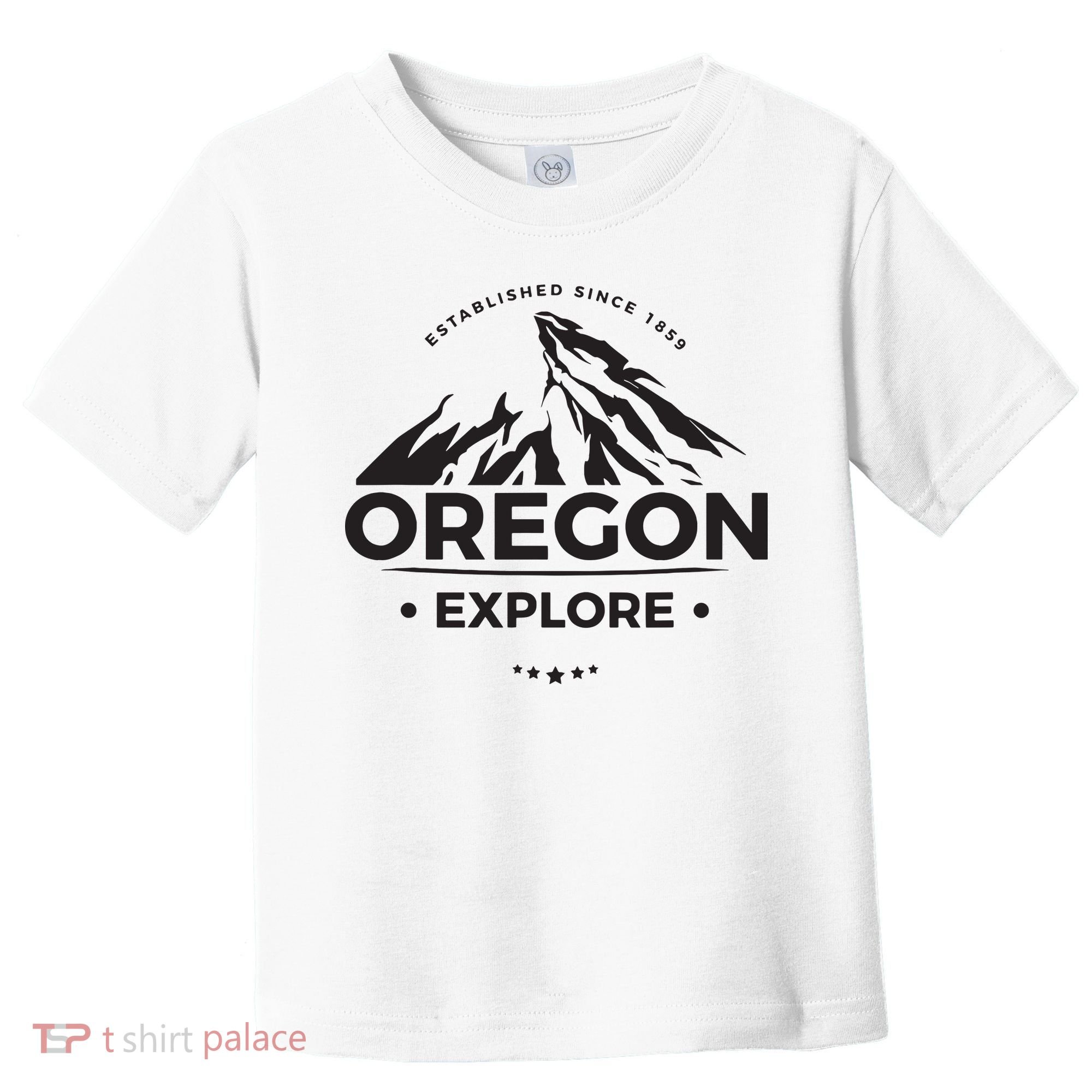Explore Oregon Graphic Mountain Toddler T-Shirt