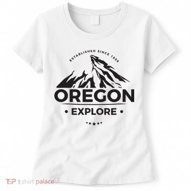 Explore Oregon Graphic Mountain Women's T-Shirt