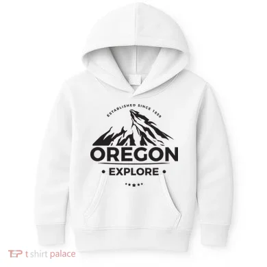 Explore Oregon Graphic Mountain Kids Hoodie