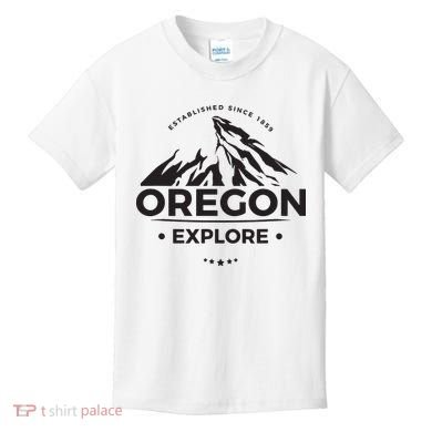 Explore Oregon Graphic Mountain Kids T-Shirt