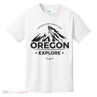 Explore Oregon Graphic Mountain Kids T-Shirt thumb 0