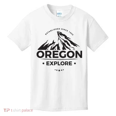 Explore Oregon Graphic Mountain Kids T-Shirt