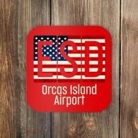 ESD Orcas Island Airport Coaster thumb 0