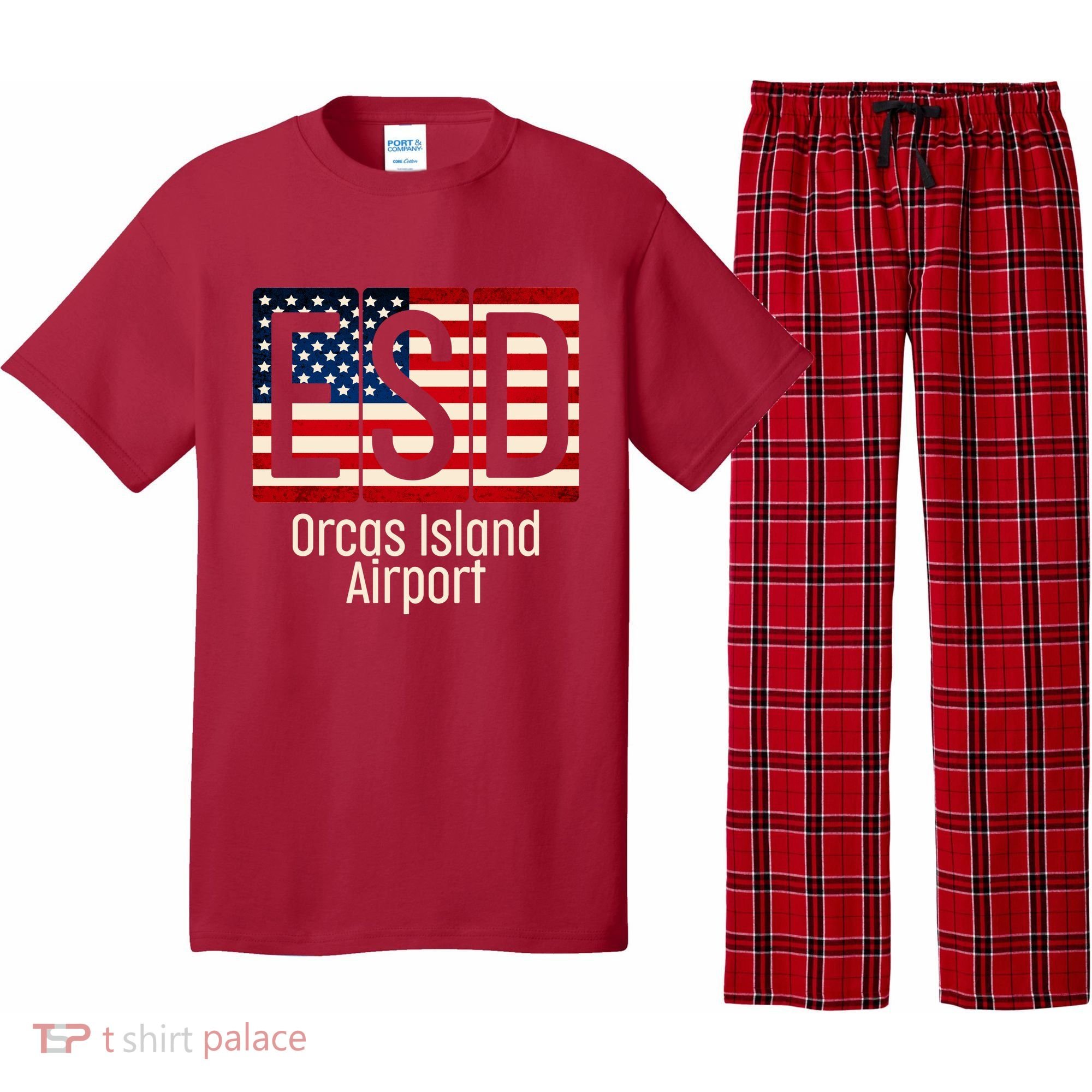 ESD Orcas Island Airport Pajama Set