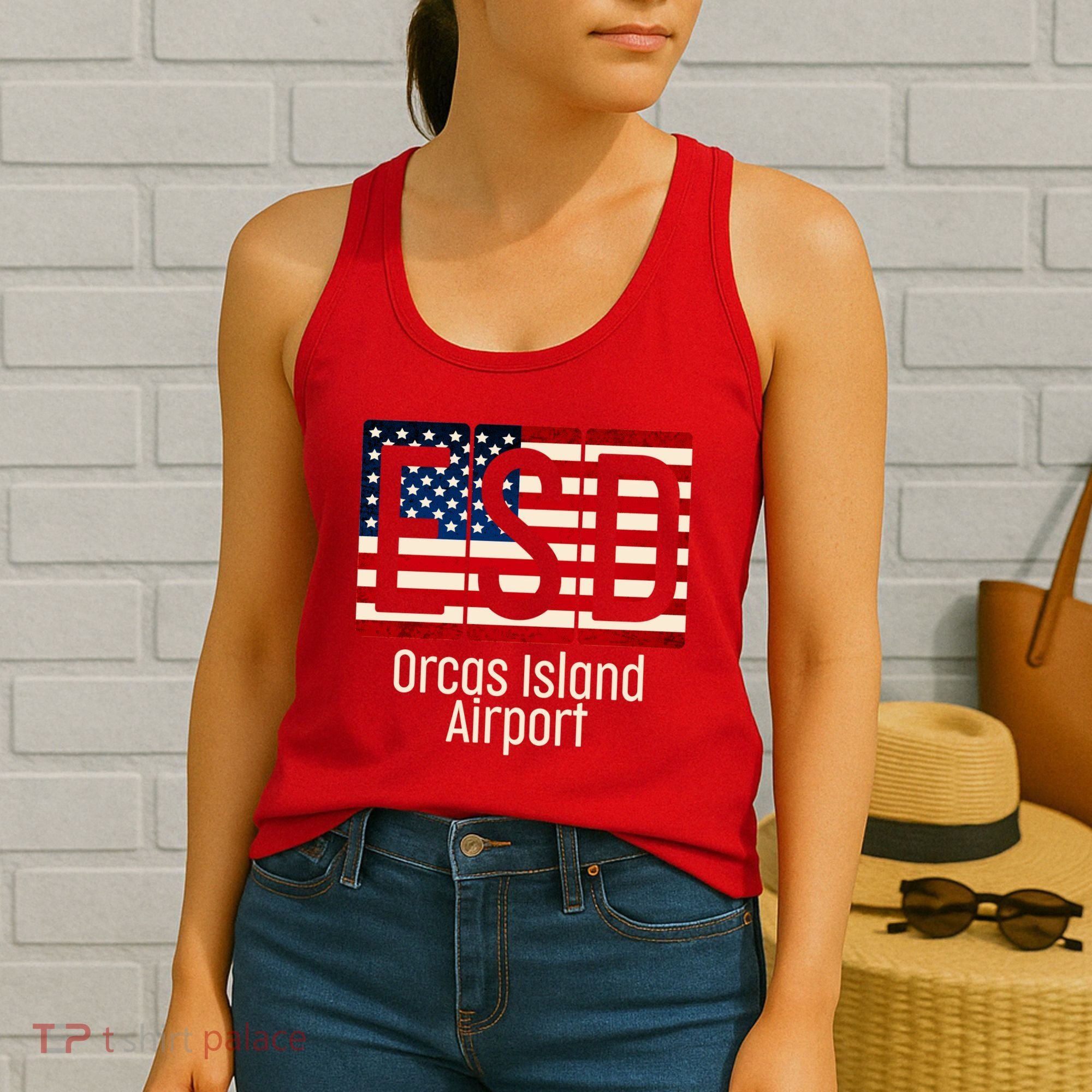 ESD Orcas Island Airport Women's Tank Top