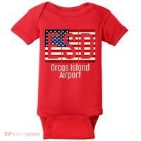 ESD Orcas Island Airport Baby Bodysuit thumb 0