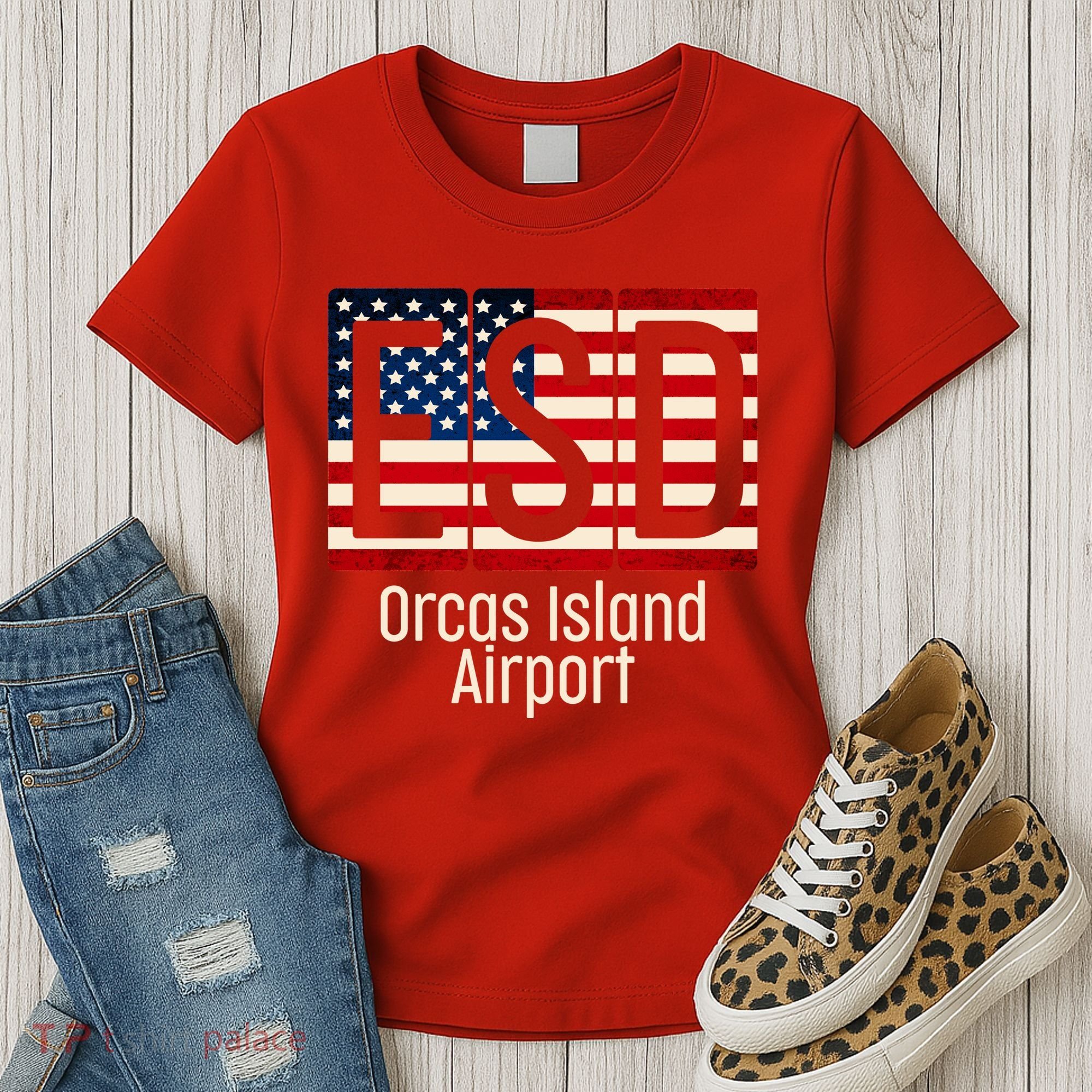 ESD Orcas Island Airport Women's T-Shirt