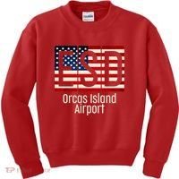 ESD Orcas Island Airport Kids Sweatshirt thumb 0