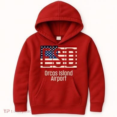 ESD Orcas Island Airport Kids Hoodie