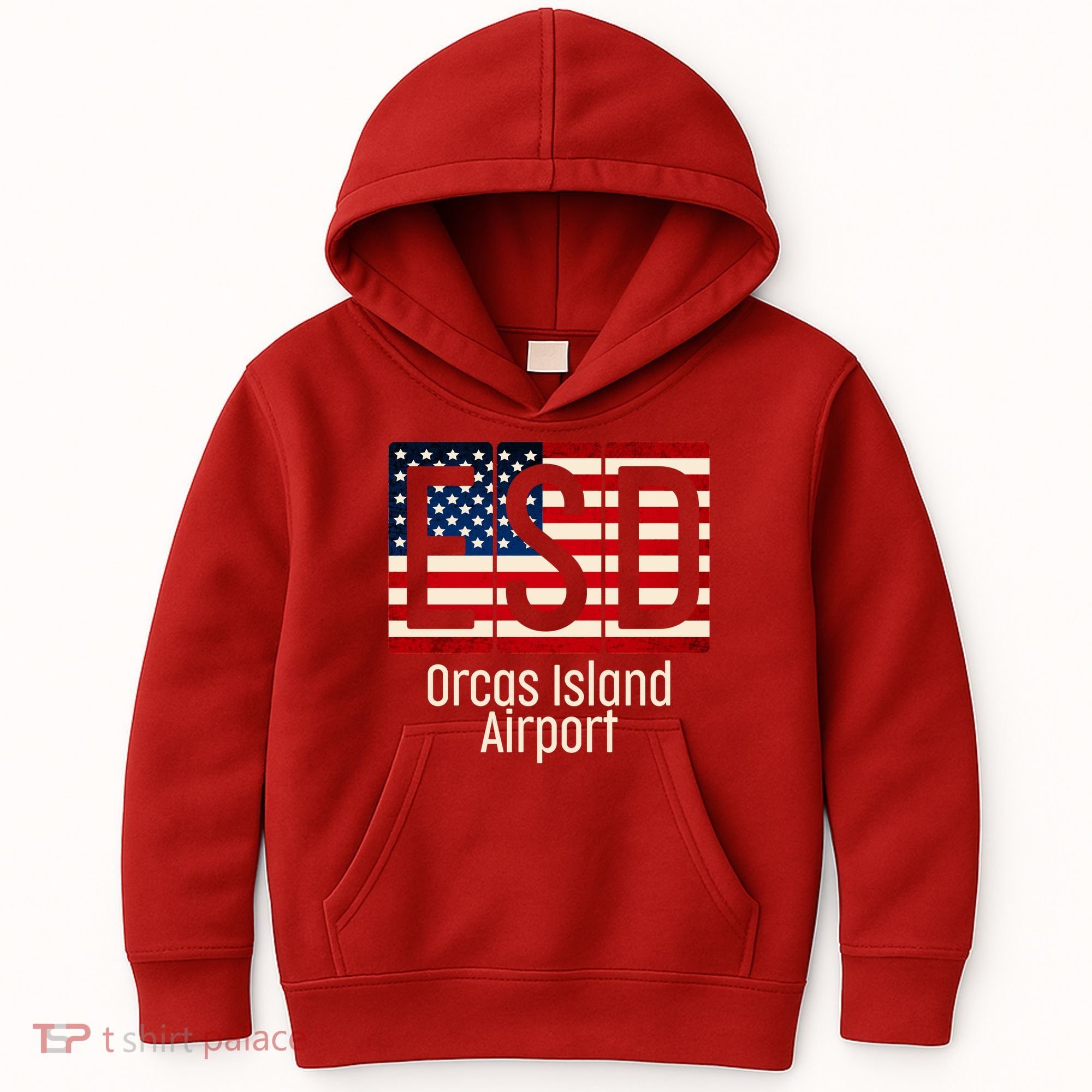 ESD Orcas Island Airport Kids Hoodie
