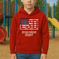 ESD Orcas Island Airport Kids Hoodie thumb 2