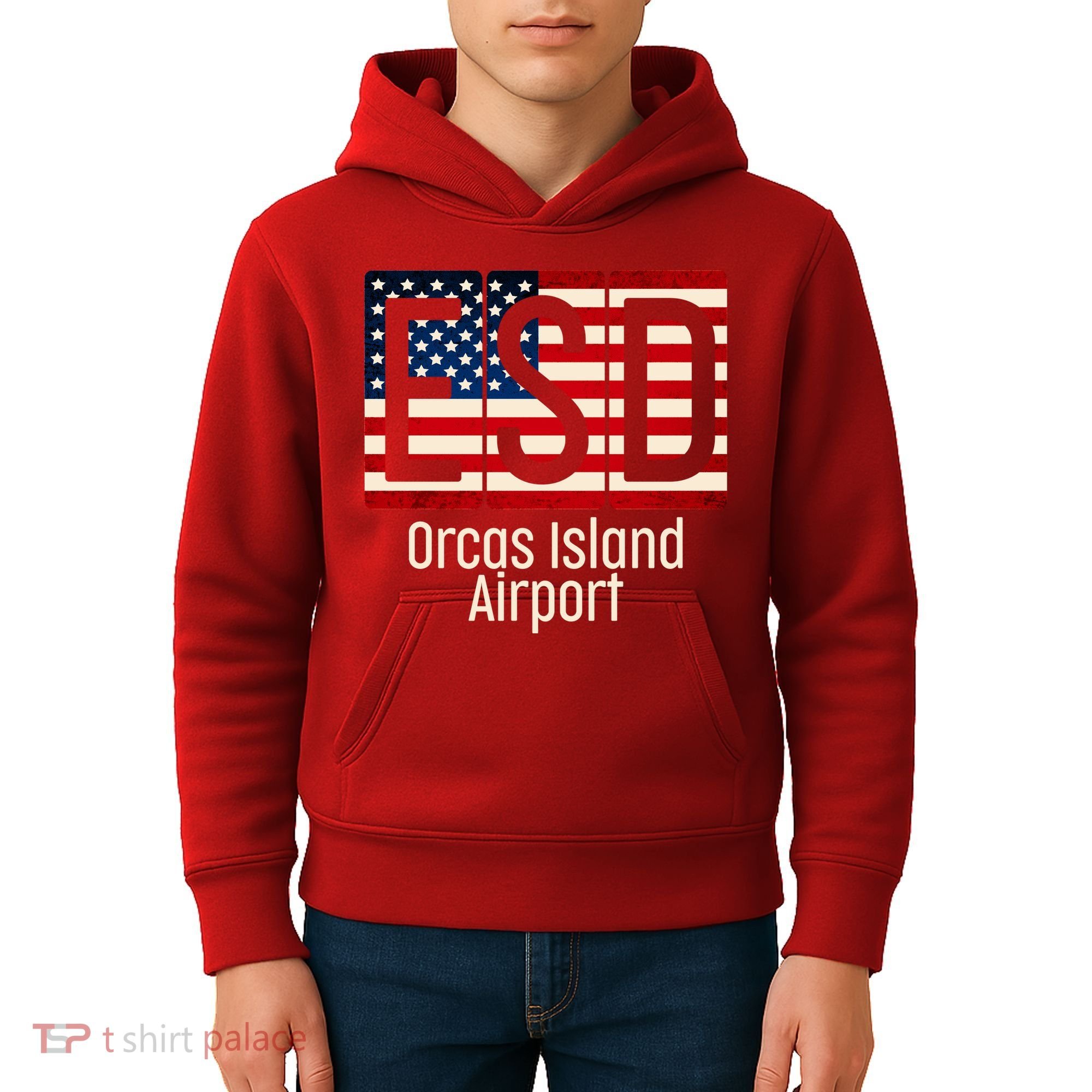 ESD Orcas Island Airport Kids Hoodie