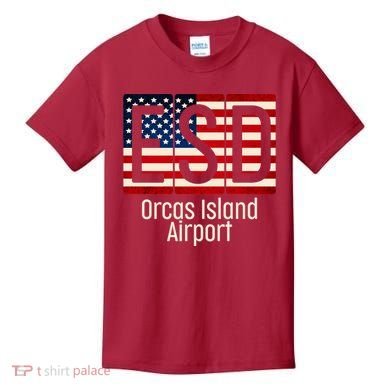 ESD Orcas Island Airport Kids T-Shirt