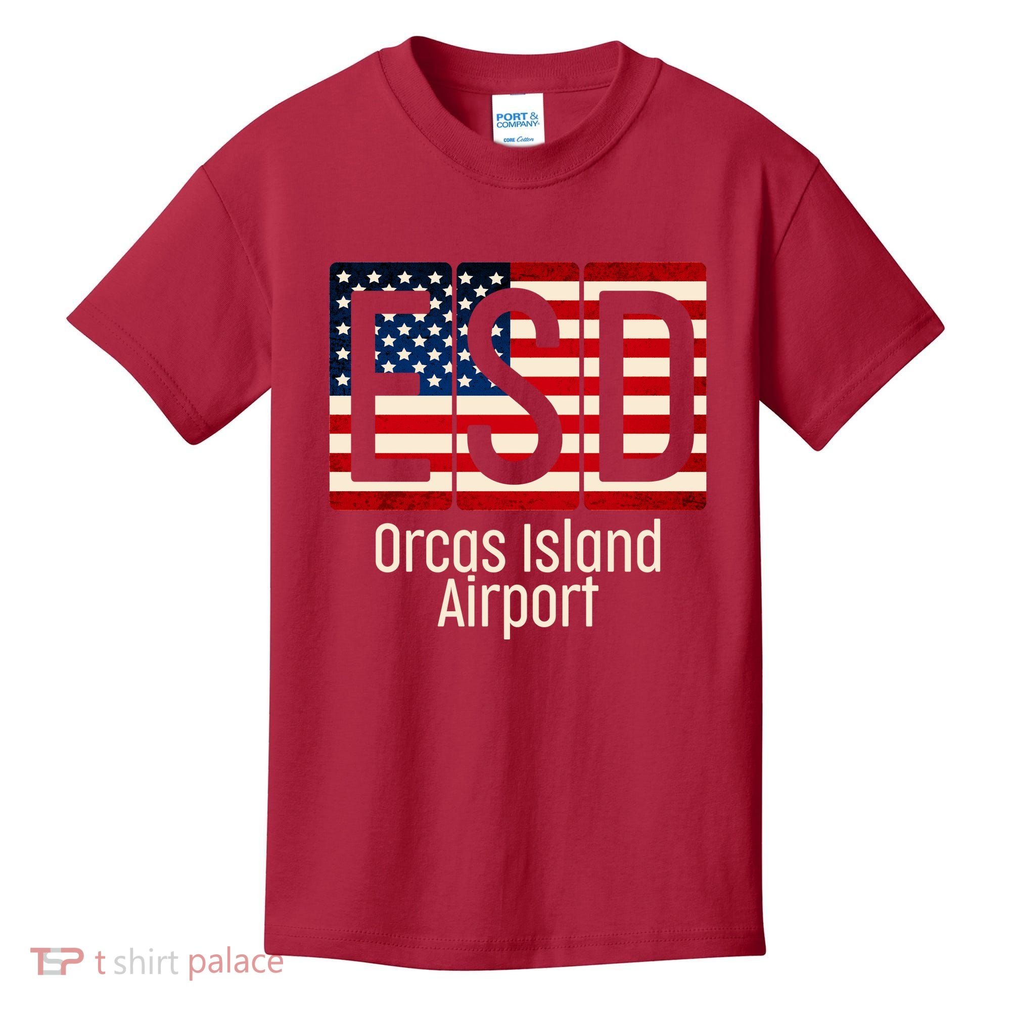 ESD Orcas Island Airport Kids T-Shirt