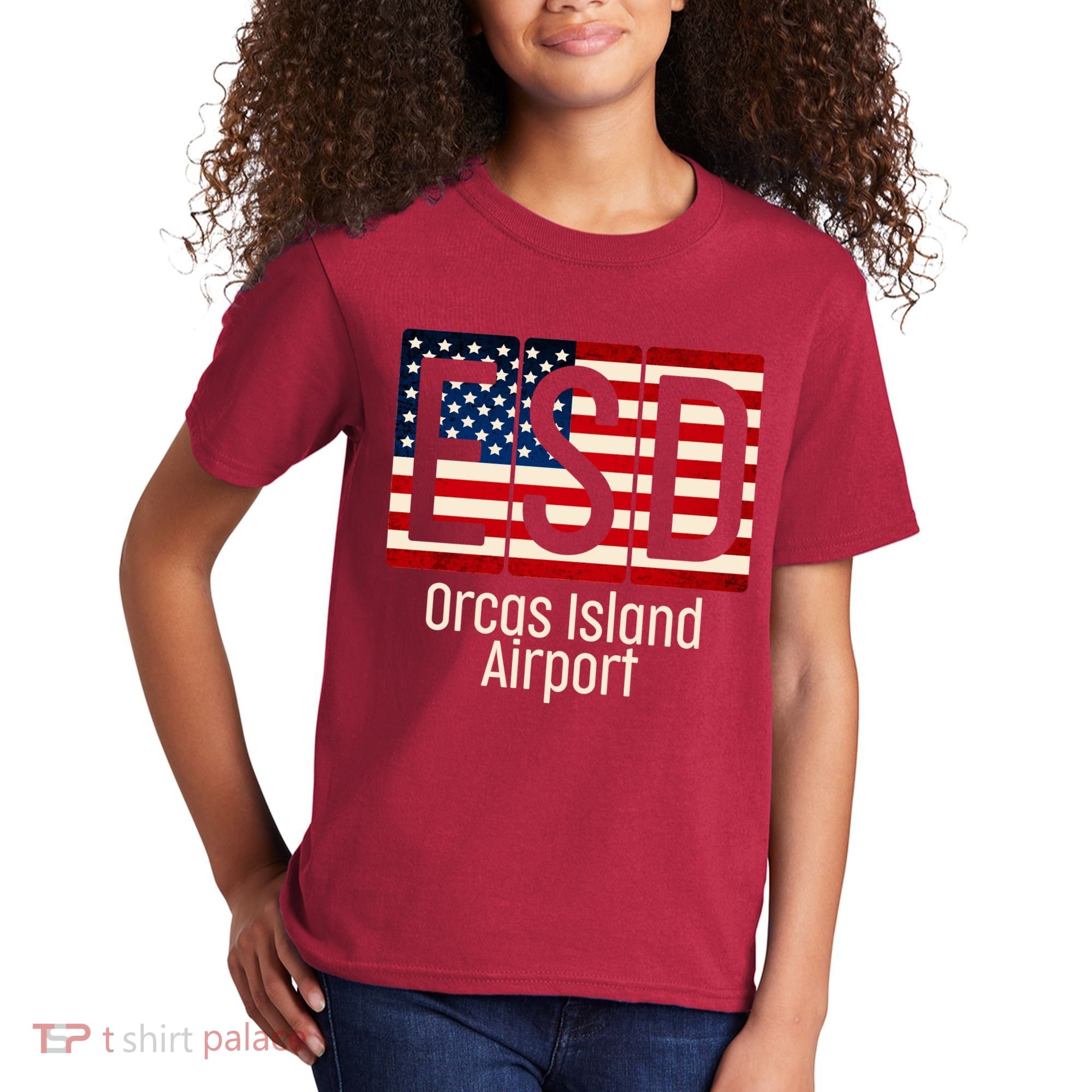 ESD Orcas Island Airport Kids T-Shirt
