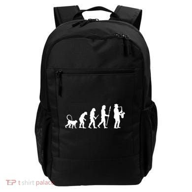 Evolution Of Jazz Music For A Saxophone Player Saxophonist Gift Backpack