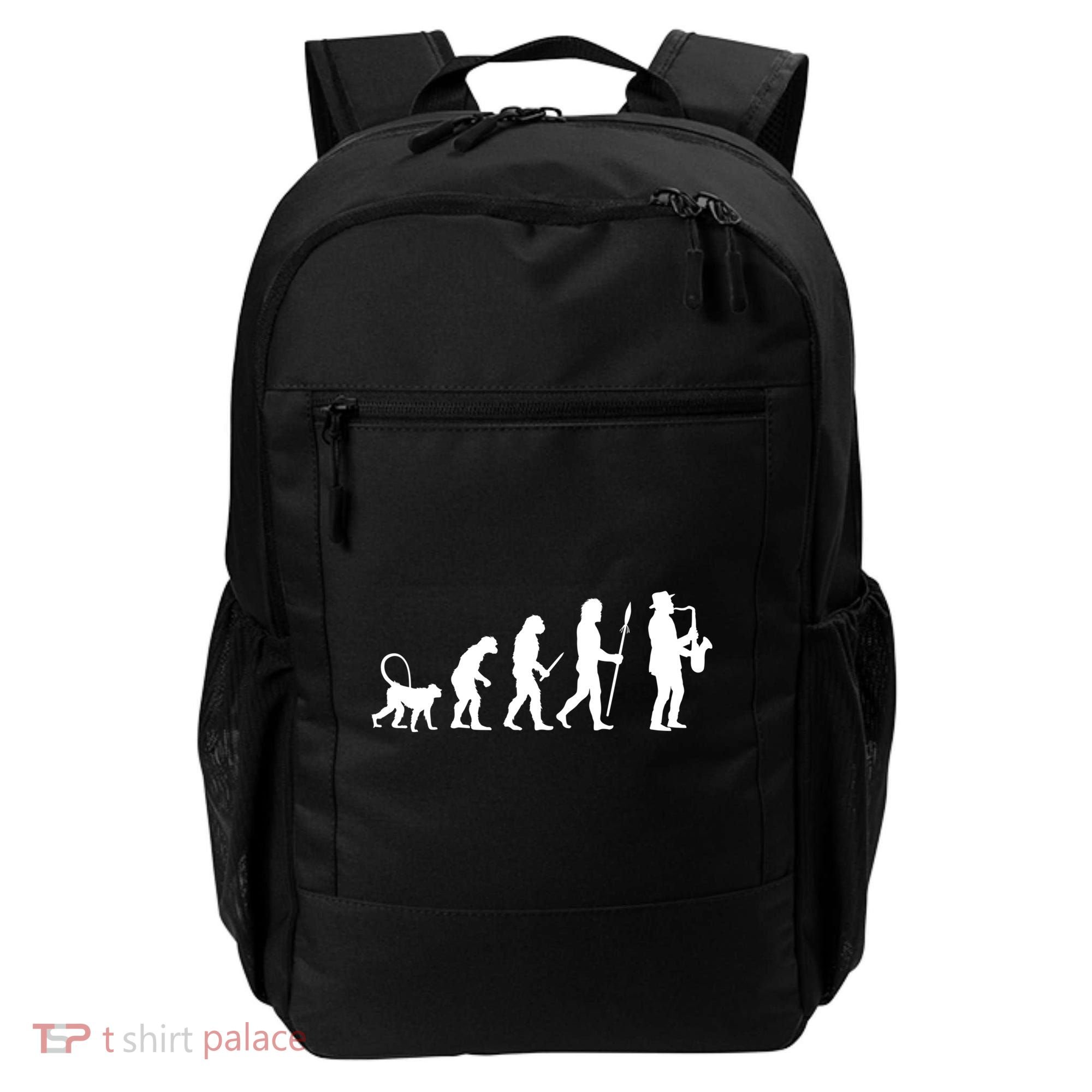 Evolution Of Jazz Music For A Saxophone Player Saxophonist Gift Backpack