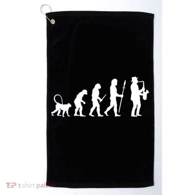 Evolution Of Jazz Music For A Saxophone Player Saxophonist Gift Golf Towel