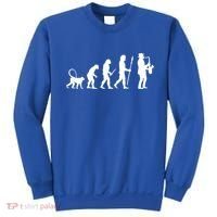Evolution Of Jazz Music For A Saxophone Player Saxophonist Gift Sweatshirt thumb 0