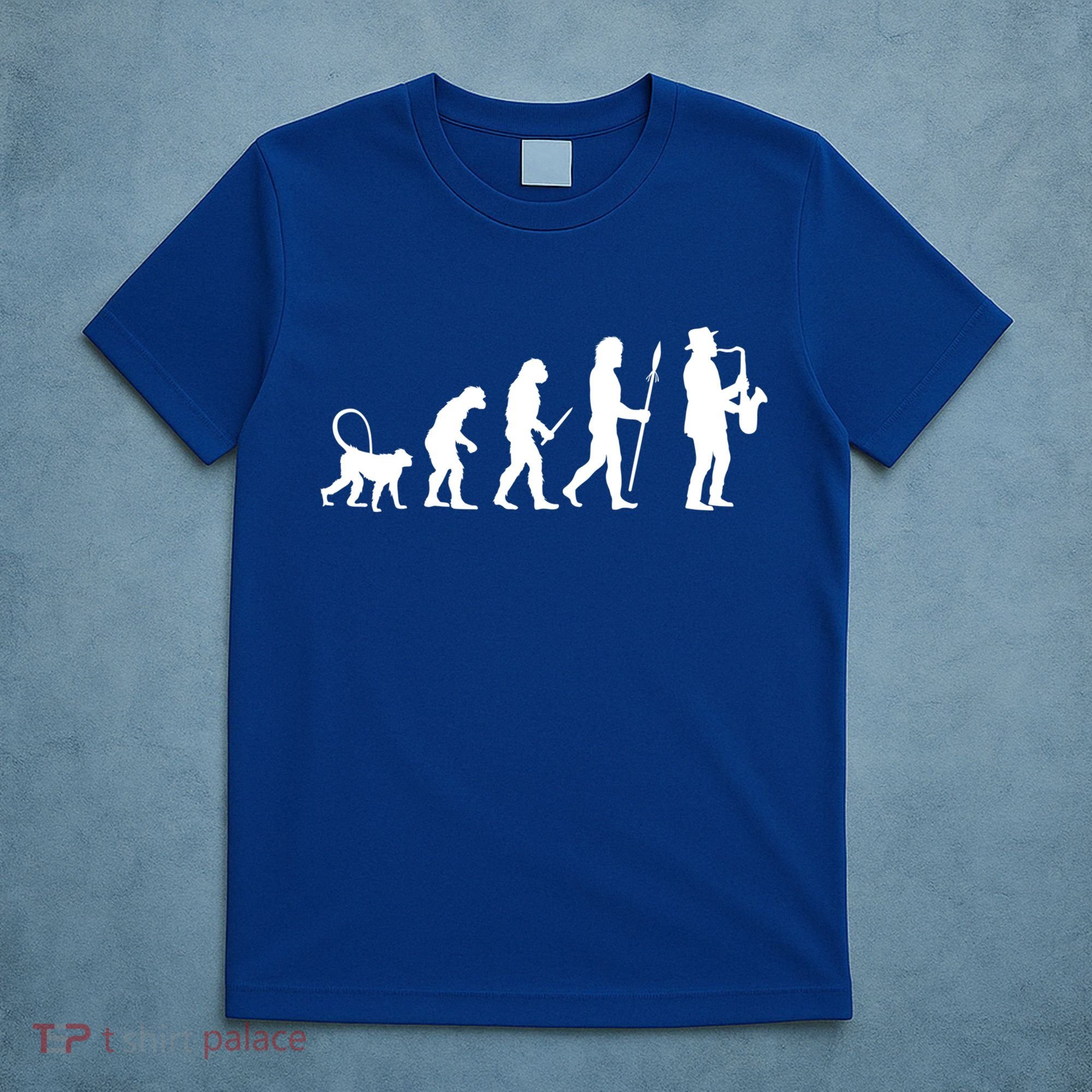 Evolution Of Jazz Music For A Saxophone Player Saxophonist Gift T-Shirt