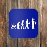 Evolution Of Jazz Music For A Saxophone Player Saxophonist Gift Coaster thumb 0